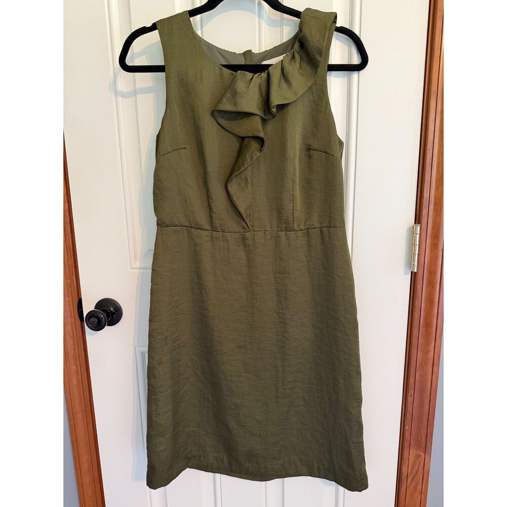 Loft Dress Olive Green size 4